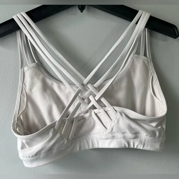 Athleta womens XS white sport bra and purple geometric Capri leggings bundle set - Picture 8 of 16